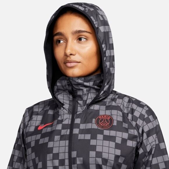 Nike Women's Large Paris Saint-Germain Hooded Soccer Jacket DB8139-025 NEW - Picture 3 of 12